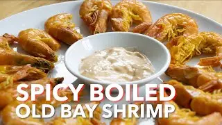Spicy Boiled Old Bay Shrimp Recipe Video - Pepperscale