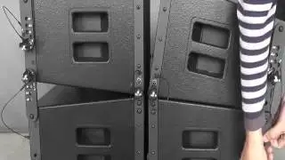 Transportation and installation of the ZSOUND LA110 10-inch line array speaker dolly