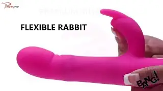 BANG! Beaded Silicone Rabbit Vibrator XR-AH576 | Gentle Product Demo