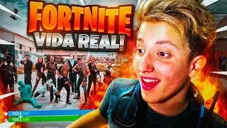 FORTNITE EN LA VIDA REAL *increible*