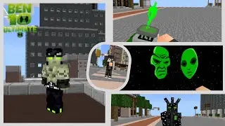 Этот новый аддон Ben 10 &mdash; ПРОСТО ПОТРЯСАЮЩИЙ! | Аддон Ben 10 для MCPE/BE 1.21.124+