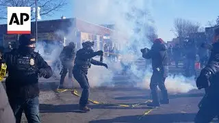Anger and tear gas in Minneapolis after ICE officer shoots man