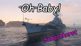 World of Warships | Scharnhorst Oh Baby! | Wookie Legend