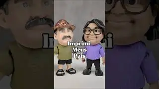 Fiz uma miniatura dos meus pais com impress&atilde;o 3d e intelig&ecirc;ncia artificial #impress&atilde;o3d