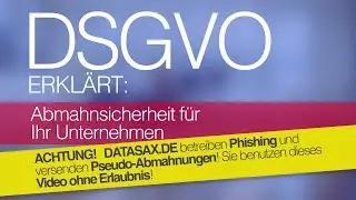 EU Datenschutz-Grundverordnung (DSGVO) - so vermeiden Sie Abmahnungen!