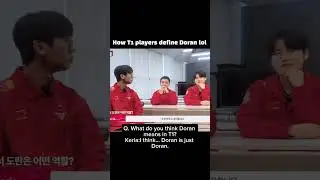 How t1 players define Doran lol