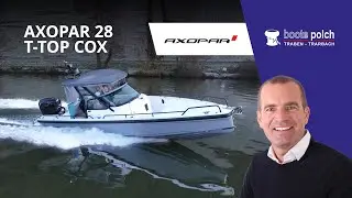Axopar 28 T-Top Tender mit 1 x COX 300 PS Diesel-Außenborder und Lifting Points