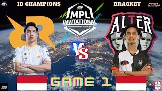 RRQ HOSHI vs ALTER EGO Game 1 || ONE ESPORTS MPL Invitational Day 4 QUARTER FINALS (English) || MLBB