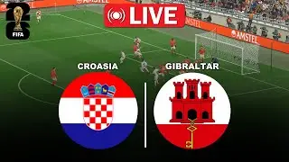 Croatia vs Gibraltar | FIFA World Cup 2026 Qualifiers | eFootball Match Simulation