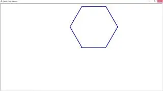 Draw A hexagon in python in Chhatisgarhi