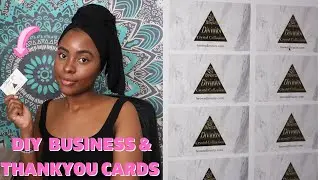 How to Make Your Own Business Cards at Home | Easy and FREE