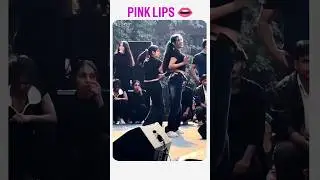 pink lips song dance at college flashmob dance performance