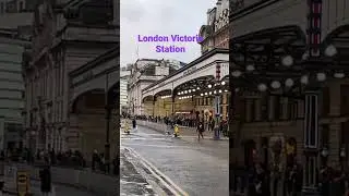 Inside London Victoria Railway Station 🚉 Bustling Travel Hub in 4K | #shorts