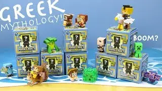Minecraft Mini-Figures Series 12 Greek Mythology Collection Review & Codes