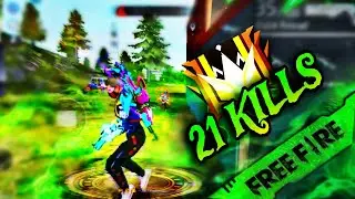 21 Kills 💪 M14+MP40 99% Headshot Rate ⚡ | Solo Vs Squad🪂[ Full Gameplay ] Intel i5 💻 FreeFire
