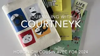 flip through | voiceover | bullet journal | #4 hobonichi cousin avec 2024