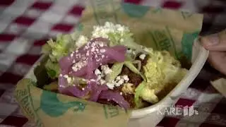 KARE 11 Sunrise samples treats from the Blue Barn at the Minnesota State Fair