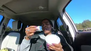 Candy Cane Vanilla Snow and Dr Pepper COTTON CANDY Car Mukbang Review