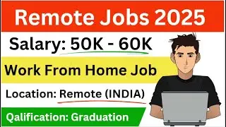 REMOTE JOBS 2025 | Salary = 50k | Work From Home Jobs | Remote Jobs for Graduate Students 2025