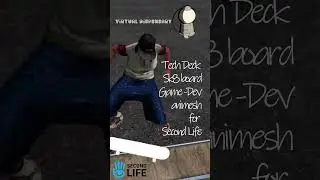 Skateboard Script Dev | Game Art for Second Life Culture #gamedev  #betatesting #skateboarding