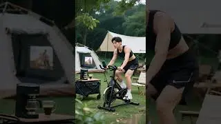 Smart Power Generation Fitness Bike：Workout & Generate Electricity!