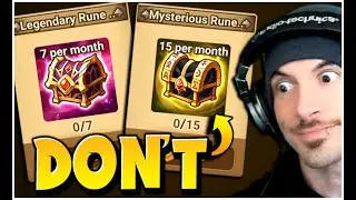 Buying ALL the Rune Boxes. (Summoners War - Guild Shop)