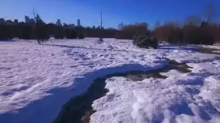 Deer Lake - FROZEN 1080P (aerials captured with drone)