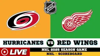 🔴LIVE : Detroit Red Wings Vs Carolina Hurricanes | NHL 2025 | NHL Live SCOREBOARD | Dec 28 2025