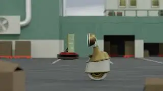 A Robot in the Box Factory; Hello.