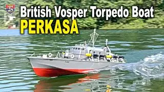 1:32 RC British Vosper Torpedo Boat Perkasa 1