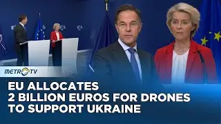 EU Commits 2 Billion Euros for Drone Projects With Ukraine