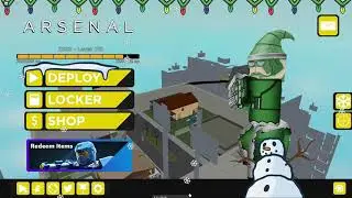 WHERE TO FIND THE FIRST WINTER PRESENT IN ROBLOX ARSENAL