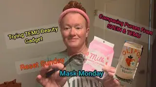 Sunday Reset Testing TEMU Beauty Gadget Comparing TEMU & SHEIN Purses Testing OLIPOP
