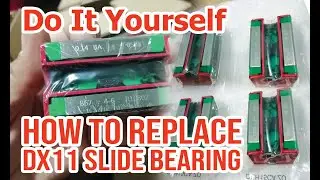 HOW TO REPLACE DX11 XP600 HEAD CARRIER SLIDE BEARING TARPAULIN MACHINE / BASIC TROUBLE SHOOTING TIPS