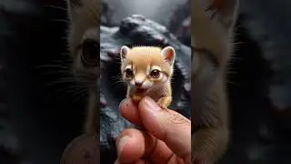A Cute Little Animal Eating From My Hand 🐾🤍 | Cutest Moment | # viral #shorts #animals  @akaviary