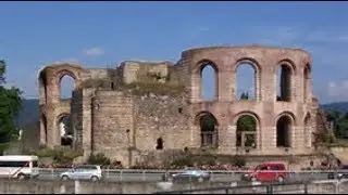 KAISERTHERMEN , roman bath ruins  TRIER , GERMANY