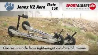 Jenex V2 Aero 125 Skating Cross Rollerskis offered by www.sportalbert.de