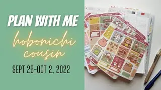 Hobonichi Cousin Weekly | Happy Daya Kit | Plan With Me | Fall 2022