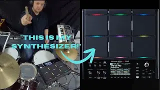 Drummer Uses  Roland SPD SX PRO Like A Synth!