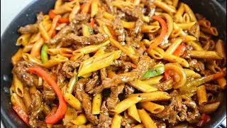 How To Make Jamaican Pepper Steak With Pasta One Pot | Pepper Steak