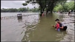 Thane Upavan Lake Overflow || 20 July 2023 #overflow #rain #thane #upavanlake #maharashtra