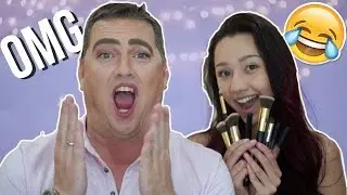 DAUGHTER DOES DADS MAKEUP | HELLOHALEY DOES DADS MAKEUP!