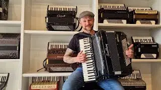 Klang eines Italienischen Diskant Dallape Akkordeon + Jupiter Bayan Bass Klangprobe Accordion