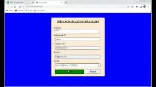 how to link html form with google sheet | MS Academy