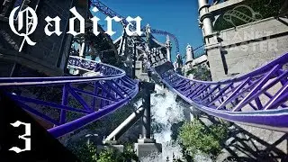 Planet Coaster | Qadira Part 3 | Drop down and waterfall