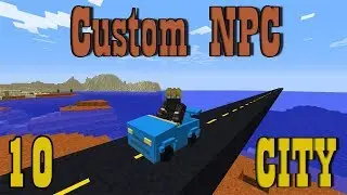 MINECRAFT Custom NPC - City - Episode 10 | The Fountain and the Stray
