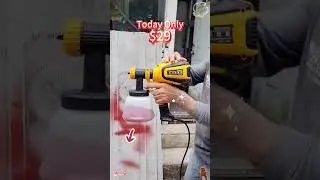 Paint Sprayer on Sale Today for $29 with Free Shipping#paintsprayer #paintingprojects