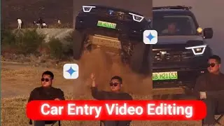 | Viral car entry video editing || AI se car jump bali video kaise banye|| AI se car entry ...