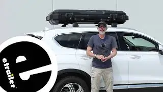 etrailer | Test Fitting the Inno Gear Case 720 Rooftop Cargo Box - 2022 Hyundai Santa Fe