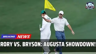 Rory McIlroy vs. Bryson DeChambeau | Epic 2025 Masters Showdown at Augusta । USA GOLF NEWS